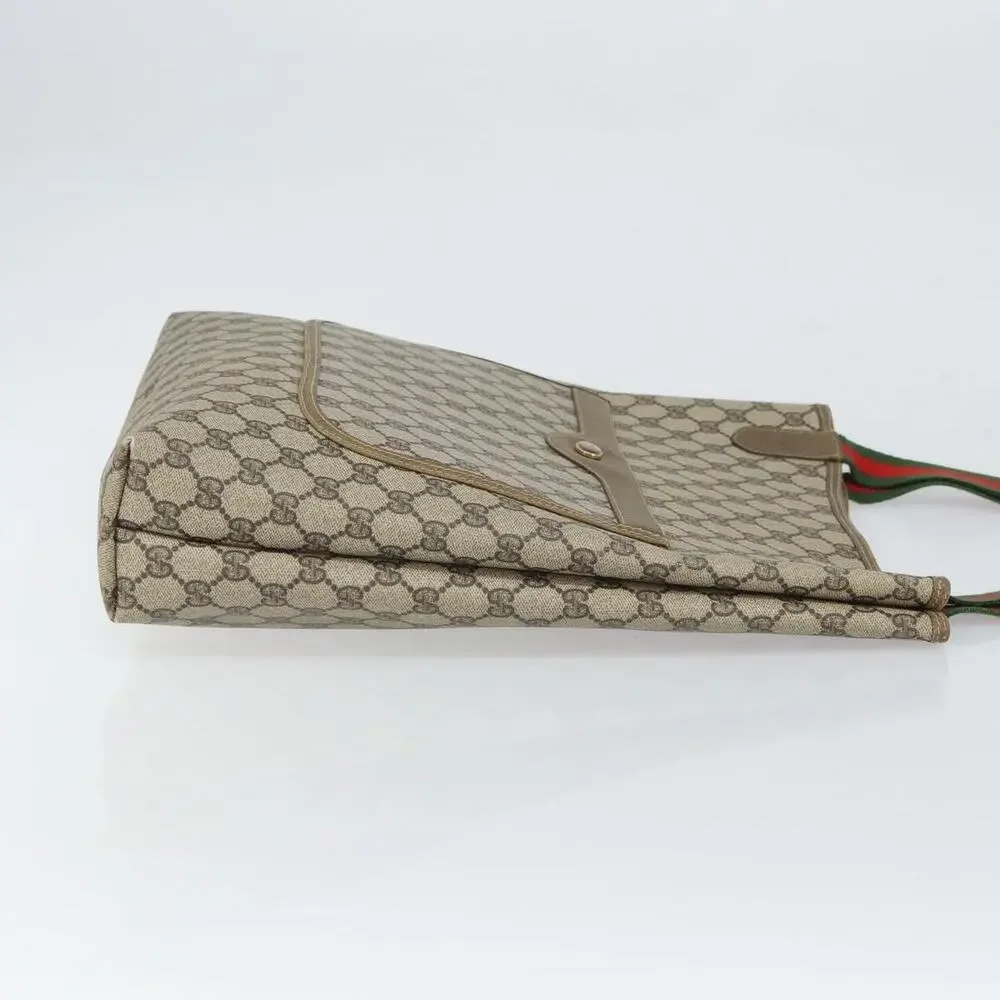 Gucci GG Supreme Web Tote Bag Beige